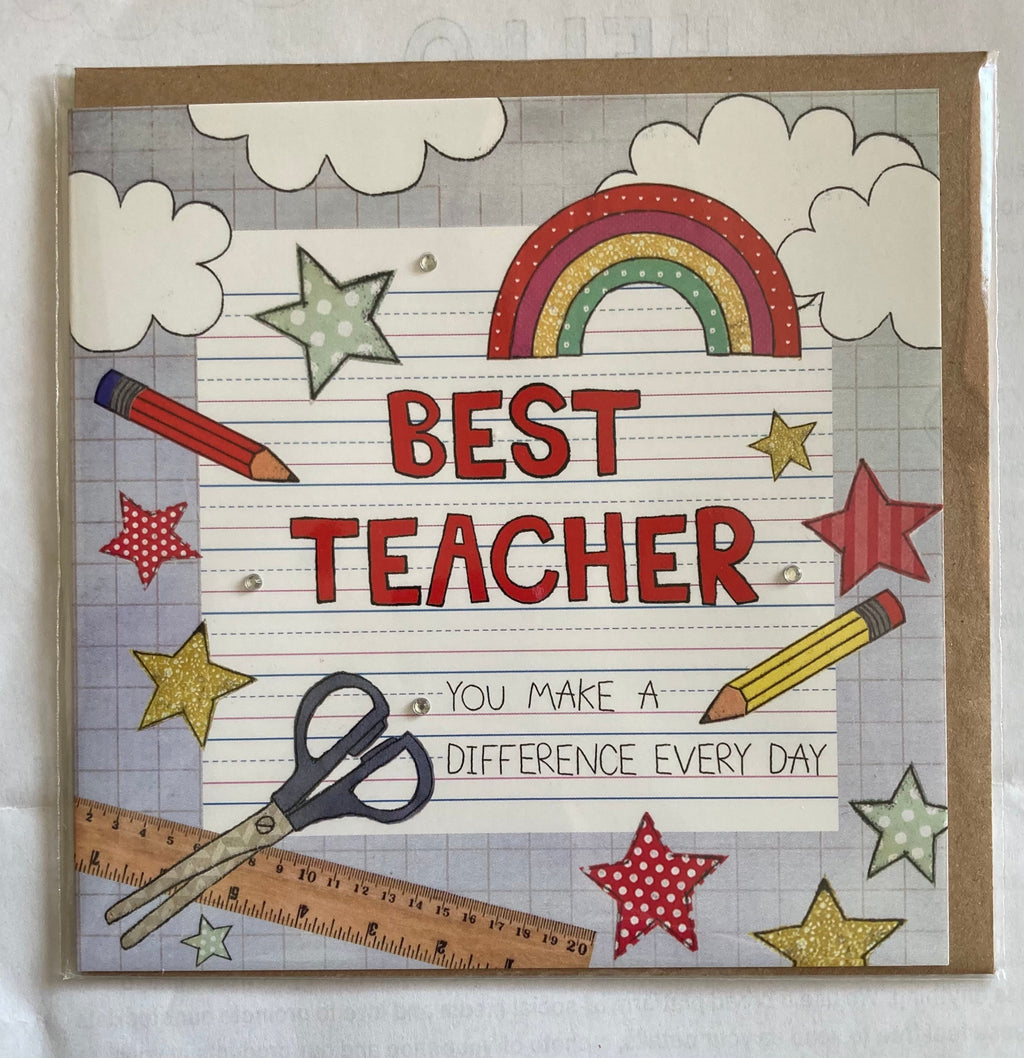 Best Teacher Greeting Card