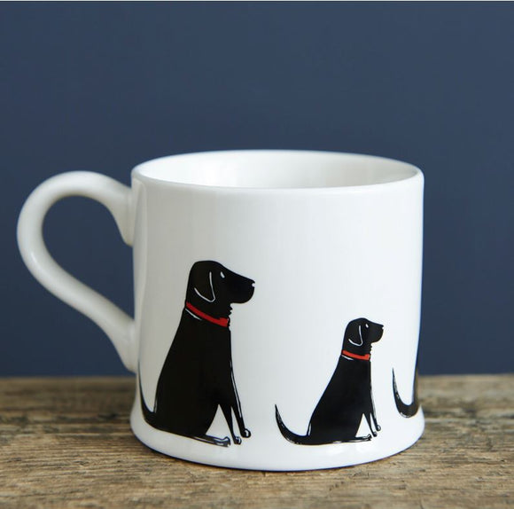 Black Labrador Mug - Sweet William Designs