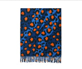 Blue/Orange Blanket Scarf