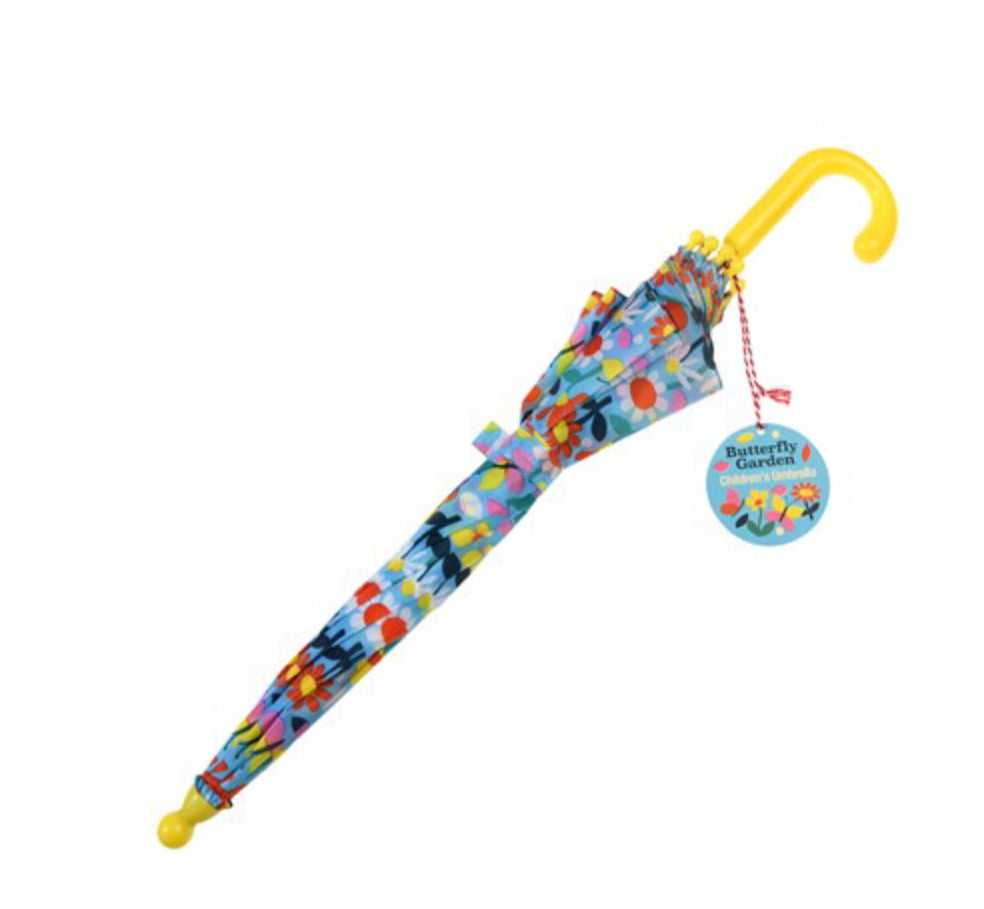 Butterfly Garden Childrens Umbrella - Rex London