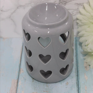 Ceramic Wax Melter - Heart Design