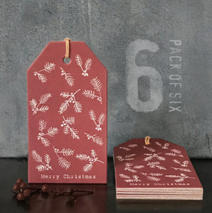 Christmas Gift Tags - Red Berries - East Of India