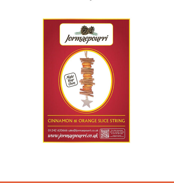 Cinnamon & Orange Slice String Craft Kit - Jormaepourri