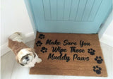 Country Home Muddy Paws Doormat