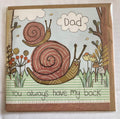 Dad Snail Greeting Card