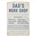 Dads Workshop Plaque