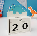 Dinosaur Block Calendar