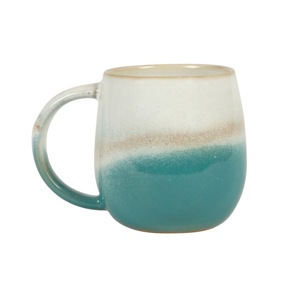 Dip Glazed Ombre Turquoise Mug - Sass & Belle