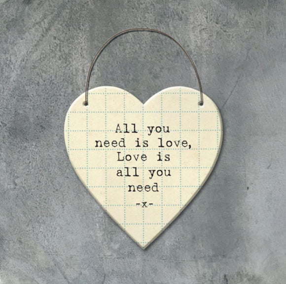East of India - All You Need Is Love Heart