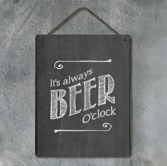 Always Beer O'Clock Sign - East Of India