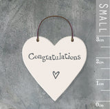 Congratulations Little Heart Sign - East Of India