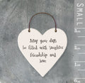 Days Be Filled Little Heart Sign - East Of India