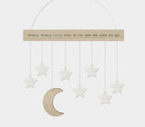 East of India Wooden Moon & Stars Hanger