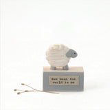 East Of India Wooden Sheep - Ewe mean the world to me