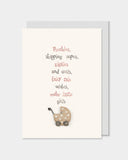 Freckles, Skipping Ropes Baby Girl Card - East Of India