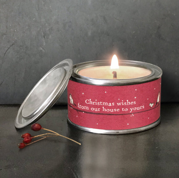 ‘From Our House To Yours’ Christmas Candle - East Of India