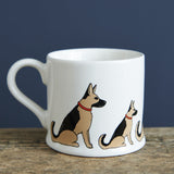 German shepherd dog mug