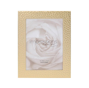 Gold Hammered Photo Frame