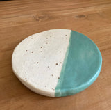 Green Ceramic Glazed Coasters - Beehive Ceramics