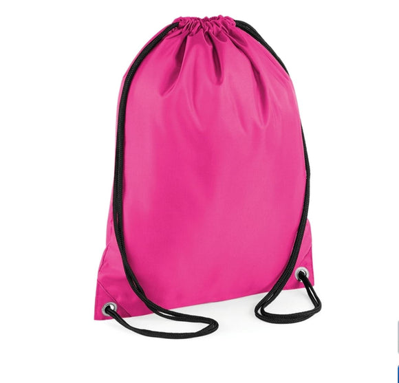 Pink Gym Sack, PE, Swim Bag