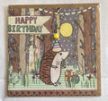 Hedgehog happy birthday card