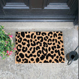 Leopard Print Welcome Doormat