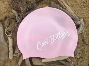 Logo Design Swim Cap - Pale Pink