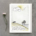 May your troubles be less your blessing be more card from east of india