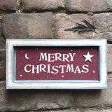 Merry Christmas Long Box Frame - East Of India