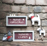 Merry Christmas Long Box Frame - East Of India