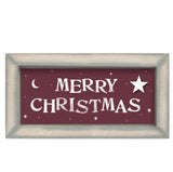 Merry Christmas Long Box Frame - East Of India