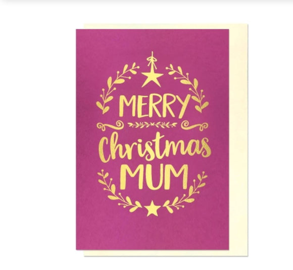 Merry Christmas Mum Card