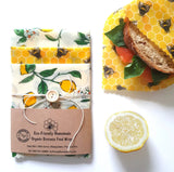 Organic Beeswax Wraps - Sandwich Set - Set Of 3