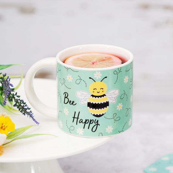 Bee Happy Mug - Sass & Belle