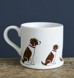 Springer Spaniel (liver & white) Mug - Sweet William Design