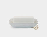 White Porcelain Soap Dish - East Of India